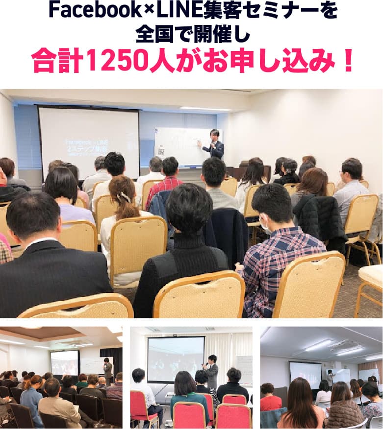 合計1250人がお申し込み！