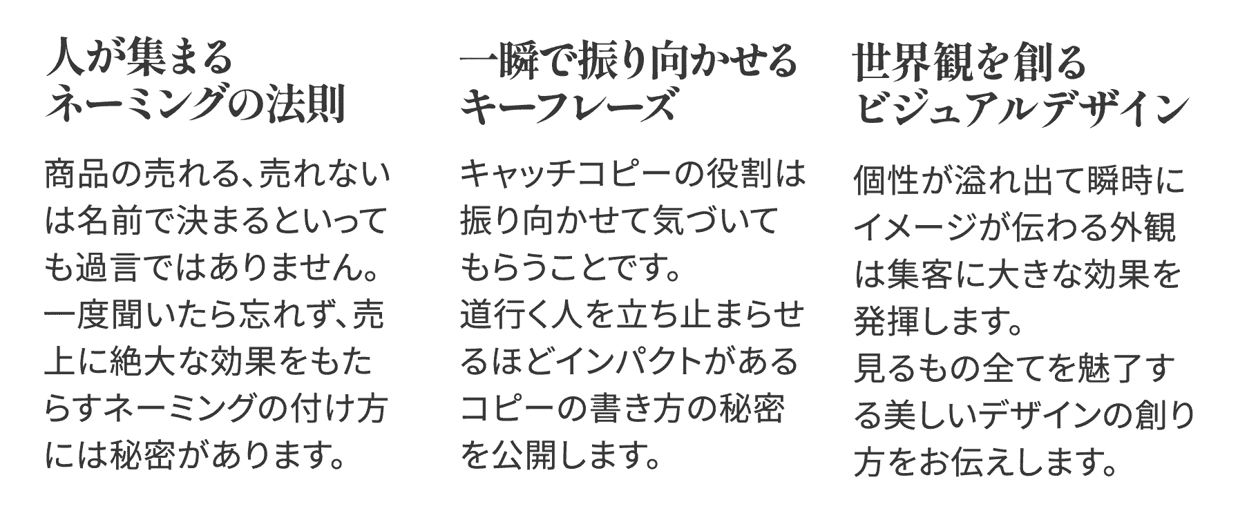 商品の売れる、売れないは名前で決まるといっても過言ではありません。